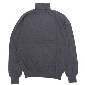 Prada Cashmere Silk Turtleneck Knit Tops Men's Gray 50 Umr329 50